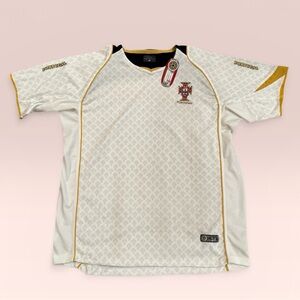 Brand New with Tags—Perfect for Gifting Portugal SoccerJersey XL Gold Football